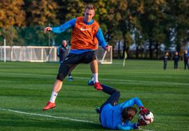 Slovenska nogometna reprezentanca Trening