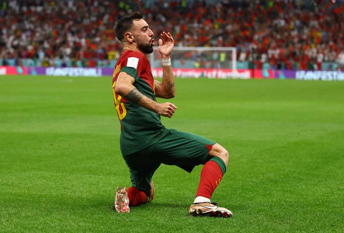 V Stožice prihaja tudi portugalski zvezdnik Manchester Uniteda Bruno Fernandes. | Foto: Reuters