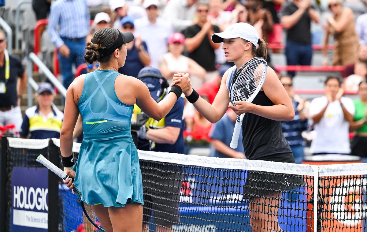 Jessica Pegula Iga Swiatek | Jessica Pegula je v polfinalu Montreala izločila Igo Swiatek. | Foto Guliverimage