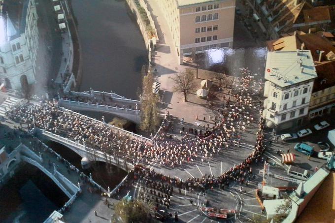 Štart 1. Ljubljanskega maratona | Foto: arhiv Timinga Ljubljana