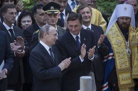 Borut Pahor Vladimir Putin Ruska kapelica Vršič