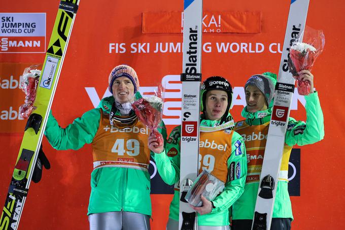 Severin Freund in Domen Prevc bosta aktivna v Ruki, medtem ko Peter še ne. | Foto: Sportida