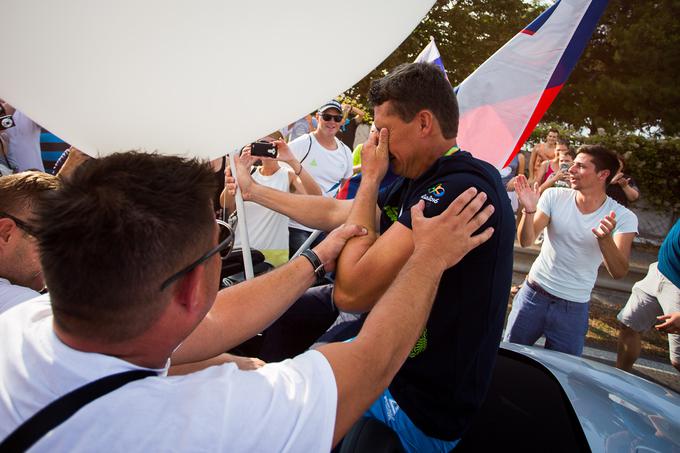 Ko čustva privrejo na plano ...  | Foto: Žiga Zupan/Sportida