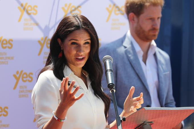 Meghan je pred kratkim dejala: "Vem, kako je imeti svoj glas, pa tudi, kako je, ko se počutiš, kot da ga nimaš."
 | Foto: Getty Images