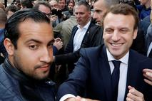 Alexandre Benalla in Emmanuel Macron