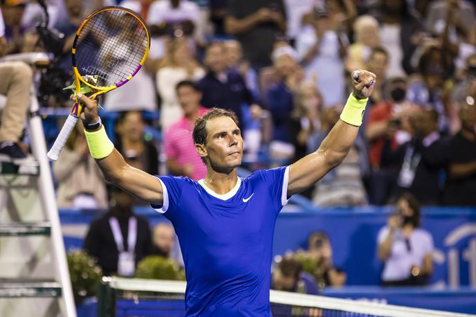 Rafael Nadal | Rafael Nadal je zaigral prvič po skoraj dveh mesecih. | Foto Reuters