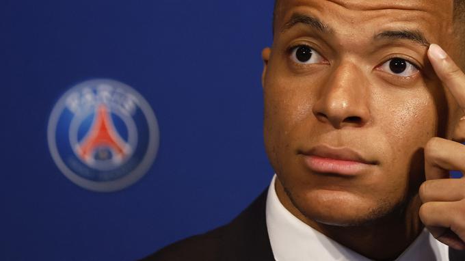 Mbappe je podpisal novo triletno pogodbo s PSG-jem. | Foto: Reuters