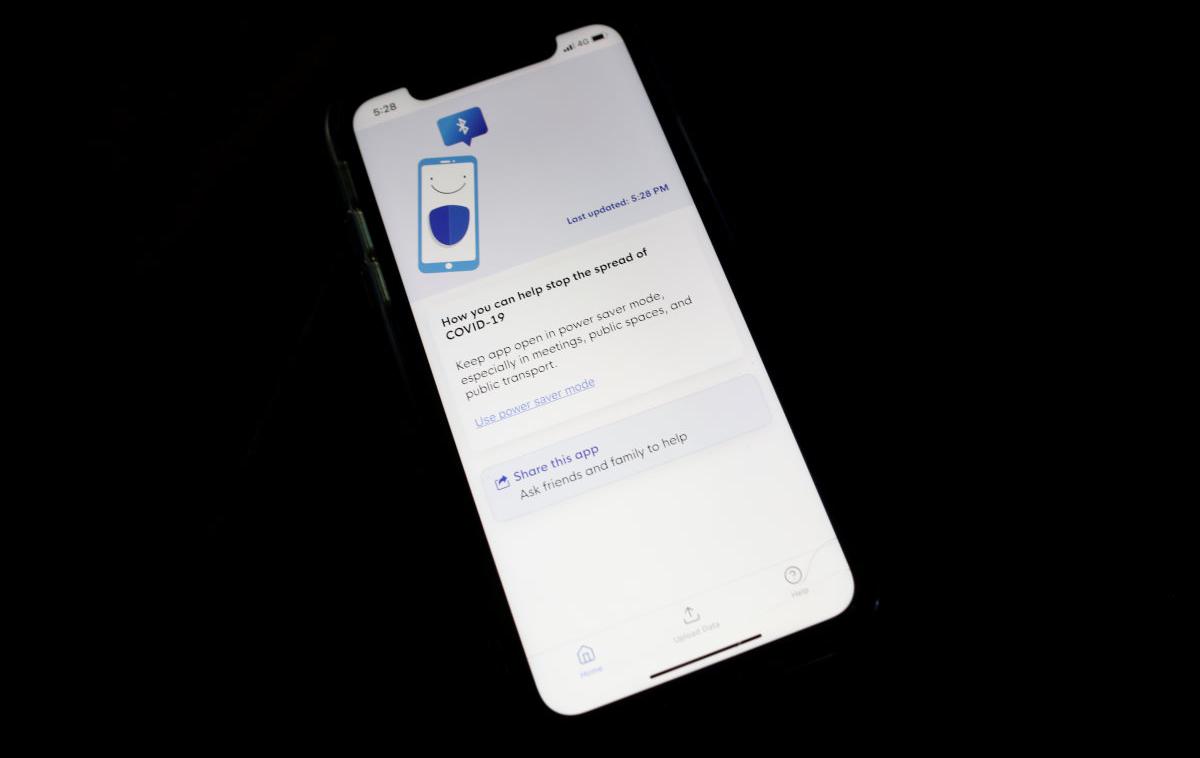 Aplikacija Koronavirus | Foto Reuters