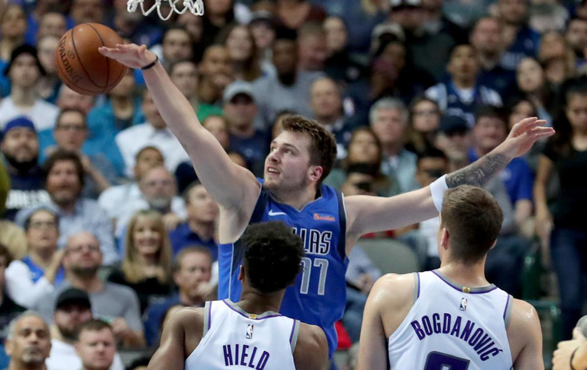 Luka Dončić | Luka Dončić ima težave s kolenom, zato je bil njegov nastop vprašljiv. | Foto Gulliver/Getty Images