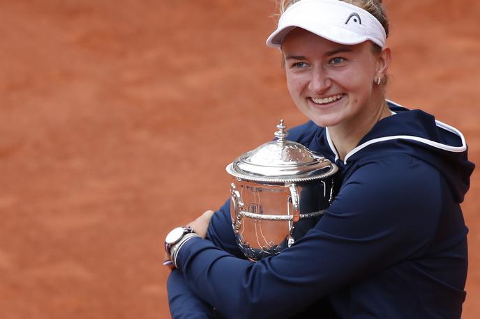 Barbora Krejčikova | Barbora Krejčikova je zmagovalka pariškega teniškega spektakla. | Foto Reuters