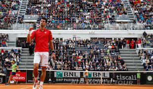 Novak Đoković v poslastici prek Nadala v polfinale Rima