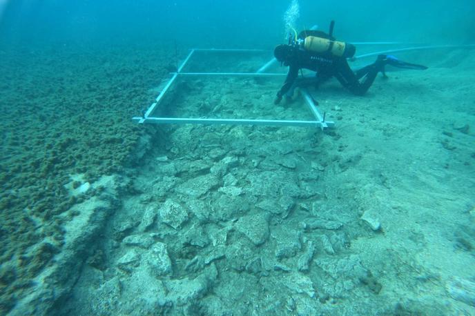 Korčula | Cesto so odkrili arheologi Univerze v Zadru.  | Foto STA