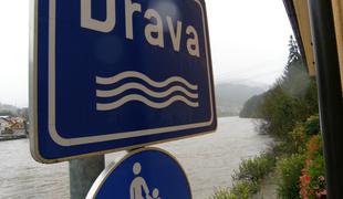 Prebivalci ob Dravi v pripravljenosti na poplave