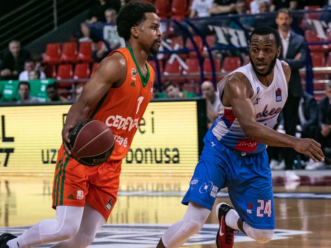 Yogi Ferrell je bil s 17 točkami prvi strelec tekme. | Foto: Igokea/Nikola Vuruna