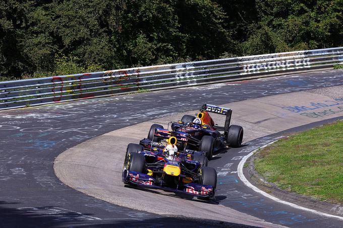 Sebastian Vettel in David Coulhard na dirkališču Nordschleife | Foto: Guliverimage