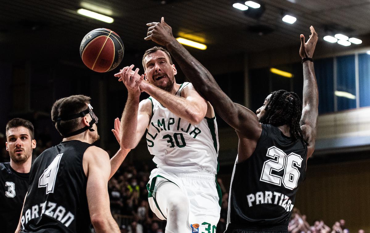 ABA: Cedevita Olimpija - Partizan | Cedevita Olimpija je v Hali Tivoli premagala Partizan. | Foto Nik Moder/Sportida