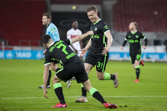 Wolfsburg | Wolfsburg napravil še en velik korak proti nastopu v ligi prvakov v prihodnji sezoni. S 3:1 so volkovi ugnali Stuttgart in se spet povzpeli na tretje mesto.  | Foto Guliverimage