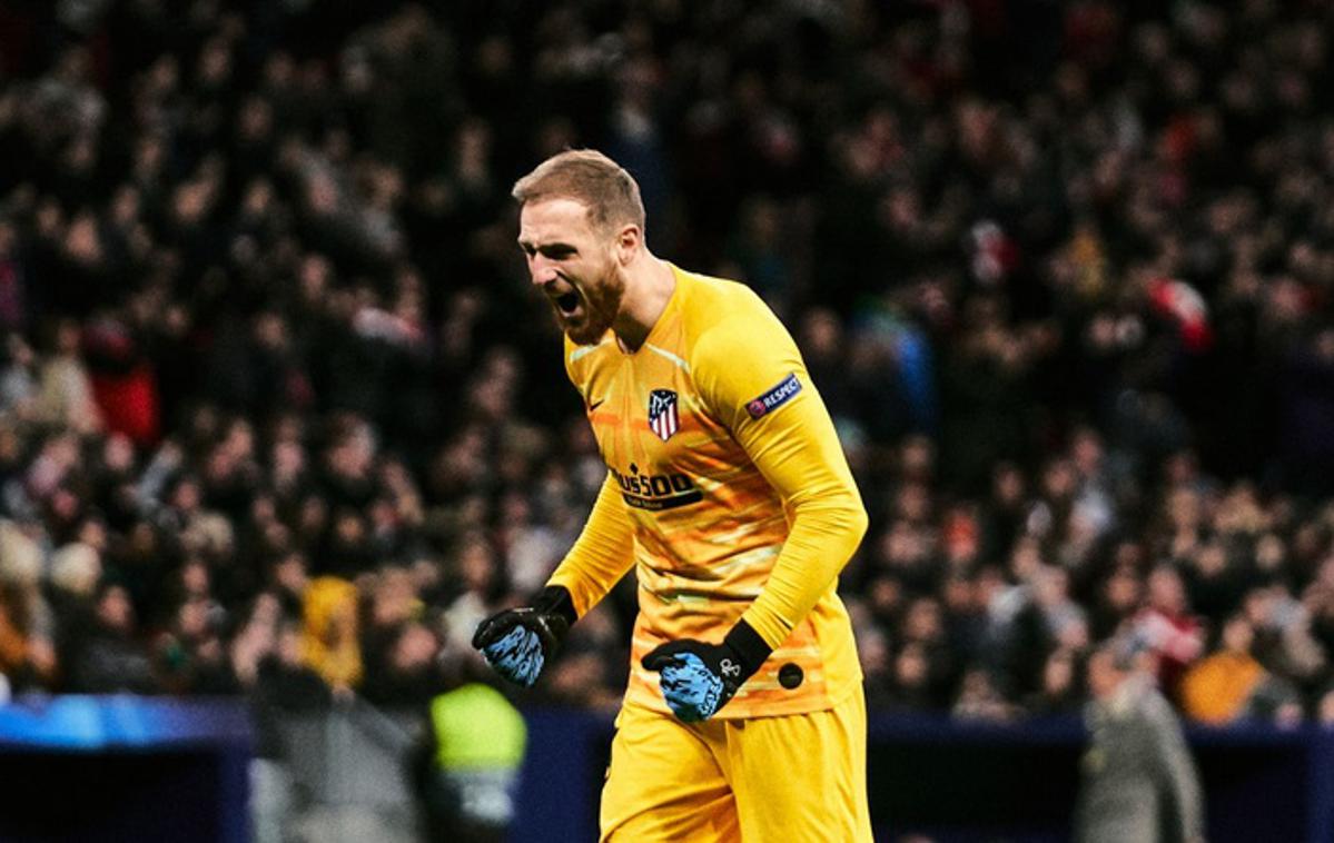 Jan Oblak | Takole se je Jan Oblak razveselil zadetka svojih soigralcev v Madridu. | Foto Getty Images