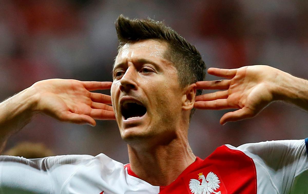 Robert Lewandowski | Robert Lewandowski je zvezdnik svetovnega nogometa in z naskokom najboljši nogometaš Poljske, ki bo v petek zvečer obiskala Stožice. | Foto Reuters