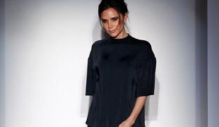 Victoria Beckham na teden mode iz moške omare