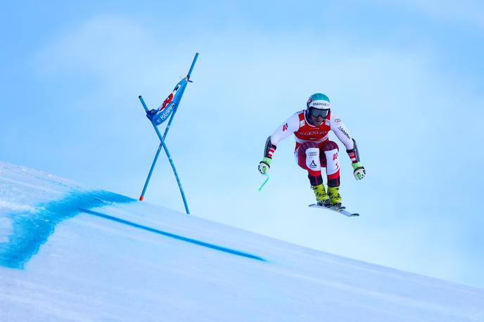 Vincent Kriechmayr | Avstrijec Vincent Kriechmayr je bil najhitrejši na drugem treningu smuka v Garmisch-Partenkirchnu. | Foto Reuters