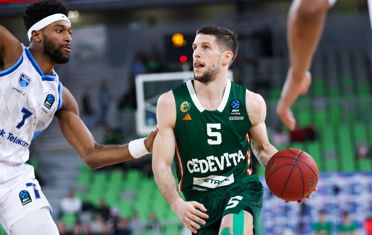 Cedevita Olimpija - Turk Telekom | Cedevita Olimpija je priznala premoč Turk Telekomu. | Foto Filip Barbalić