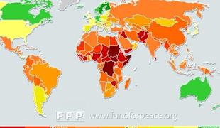 Indeks propadlih držav: Slovenija med precej uspešnimi