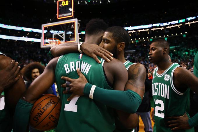 Boston Celtics Jaylen Brown je bil na mirnih protestih. | Foto: Guliverimage/Getty Images