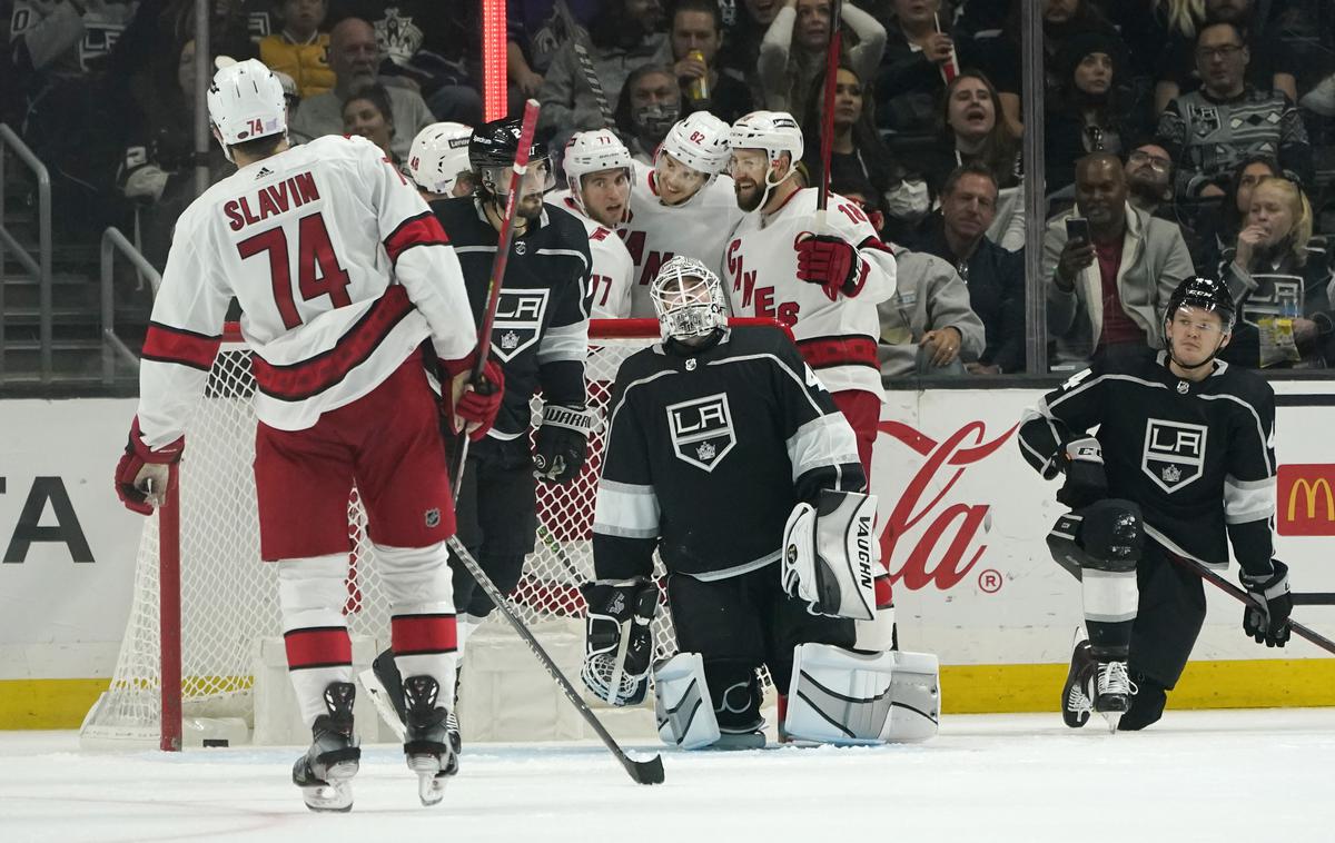 LA Kings - Carolina Hurricanes | LA Kings so izgubili proti Carolina Hurricanes. | Foto Guliverimage