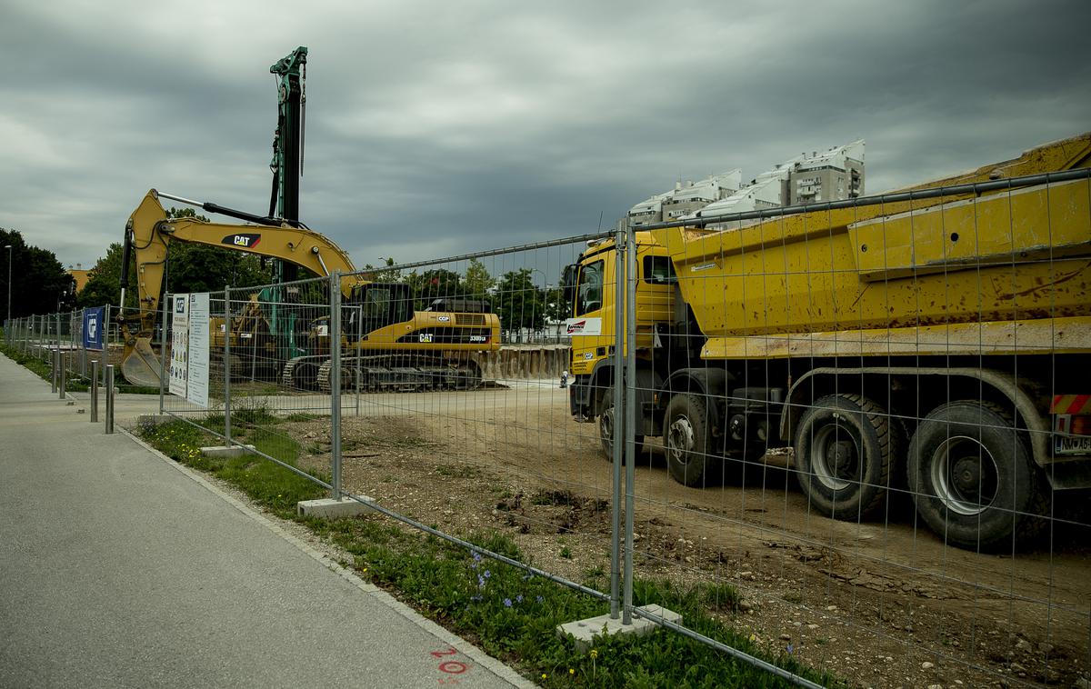 Gradbišče v Stožicah | Foto Ana Kovač