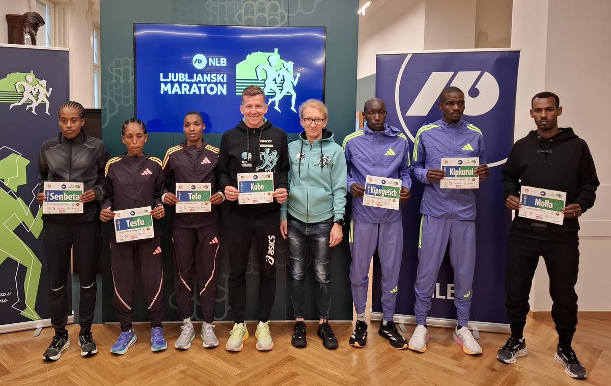 28. Lj maraton, povabljeni tekači | Med povabljenimi maratonci sta tudi lanska zmagovalca Kenijec Edmond Kipngetich in Eiopijka Zinash Gerado Senbeta. | Foto Simon Kavčič