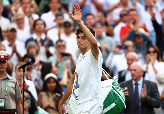 Taylor Fritz je bil po koncu dvoboja zelo razočaran. | Foto: Reuters