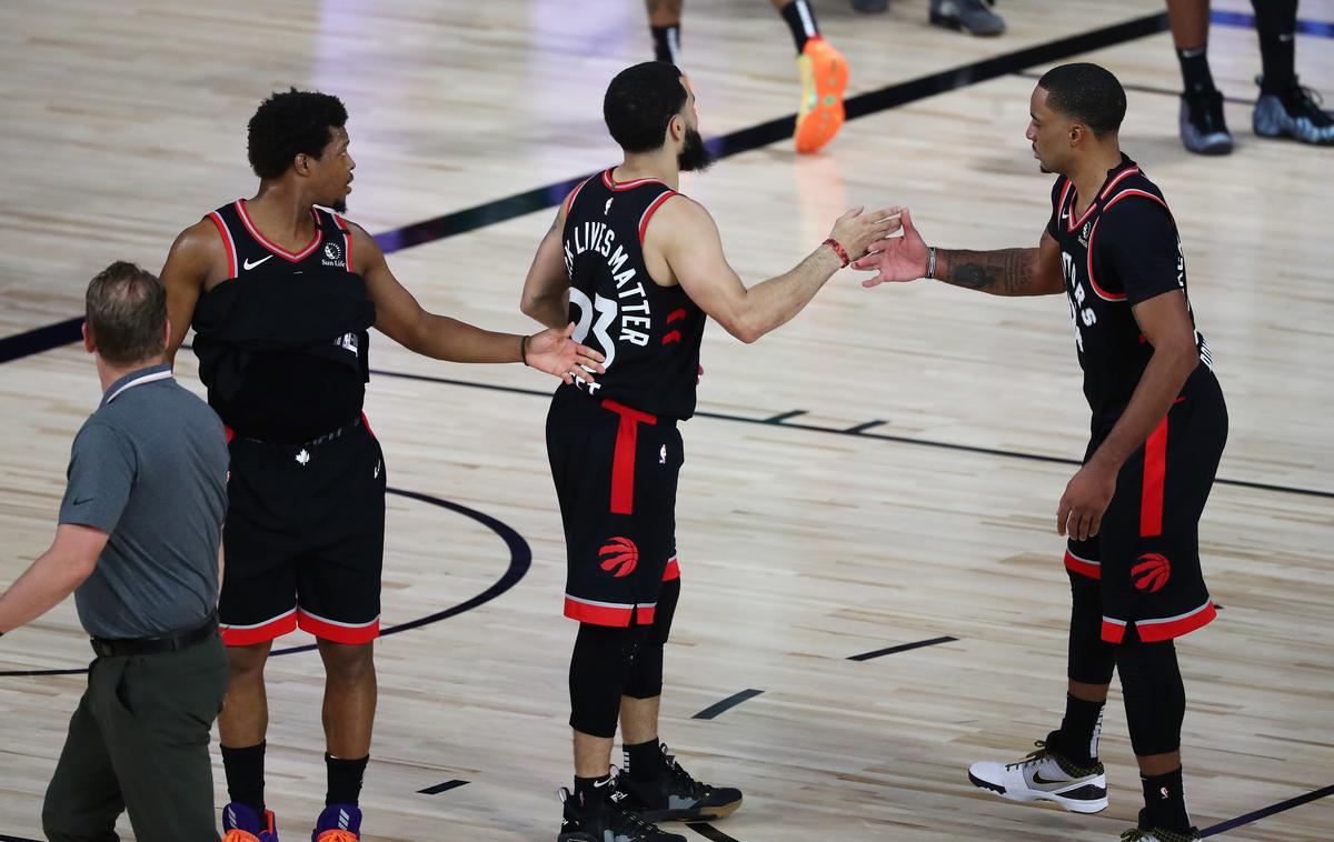 Kyle Lowry | Toronto je po dveh podaljških izsilil sedmo tekmo. | Foto Reuters