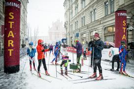 Planica v Ljubljani sneg