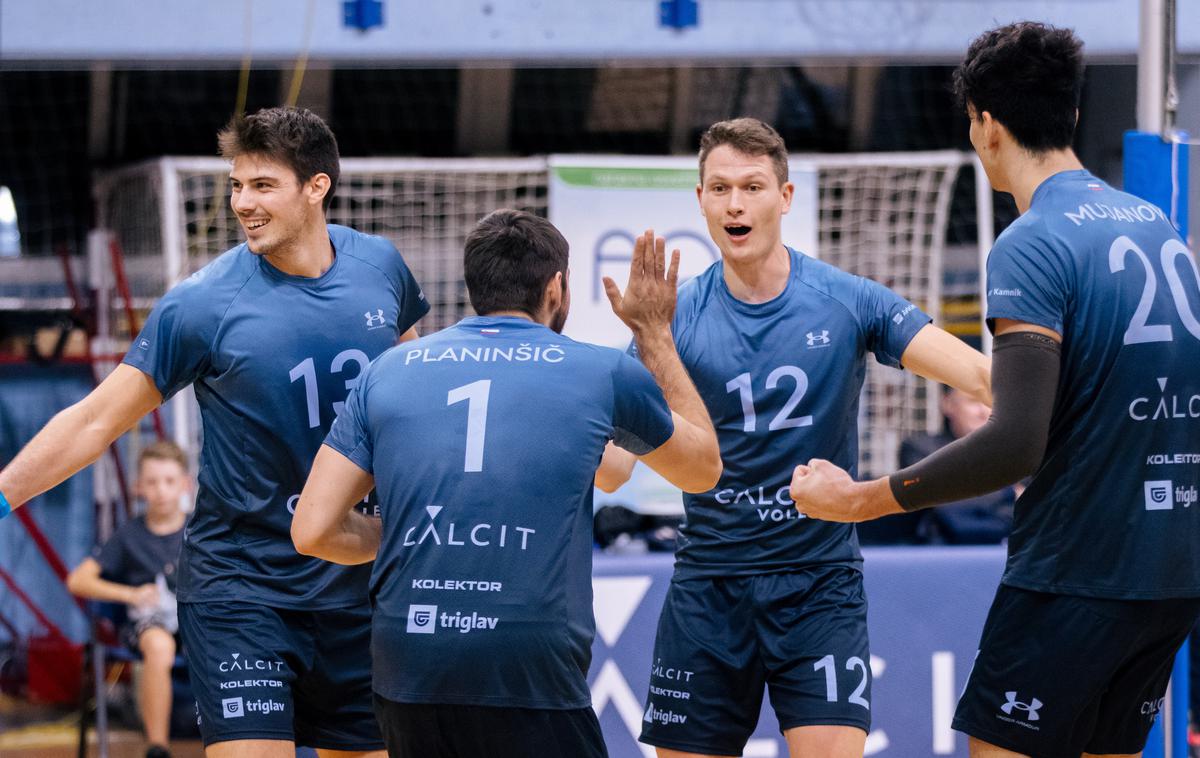 Calcit Volley | Kamničani so v sredo zanesljivo premagali norveškega tekmeca. Manj kot 24 ur po zmagi se bodo z njim pomerili še enkrat. | Foto Klemen Brumec