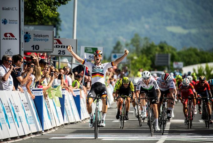 Pascal Ackermann tako težkega šporinta v karieri še ni imel. | Foto: Vid Ponikvar/Sportida