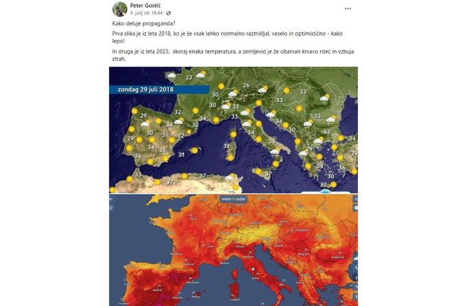 Objava na Facebooku, ki je le v treh dneh zbrala okrog deset tisoč delitev.  | Foto: posnetek zaslona/Marine Traffic