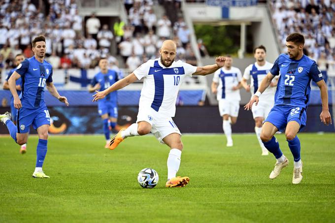 Teemu Pukki je pred štirimi meseci v Helsinkih povzročal Sloveniji obilico težav. | Foto: Guliverimage