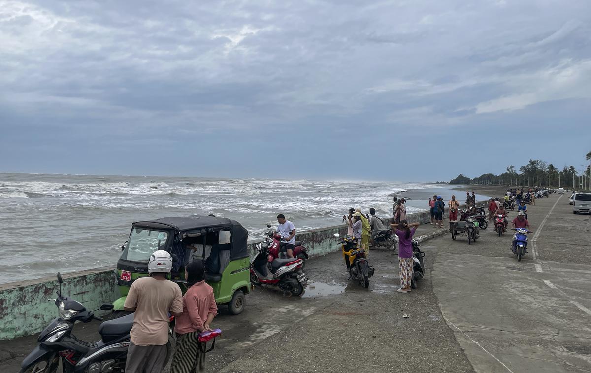 Bangladeš, ciklon | Ciklon Mocha naj bi po napovedih kopno med obalo Bangladeša in Mjanmara dosegel v nedeljo okoli poldneva. | Foto Guliverimage