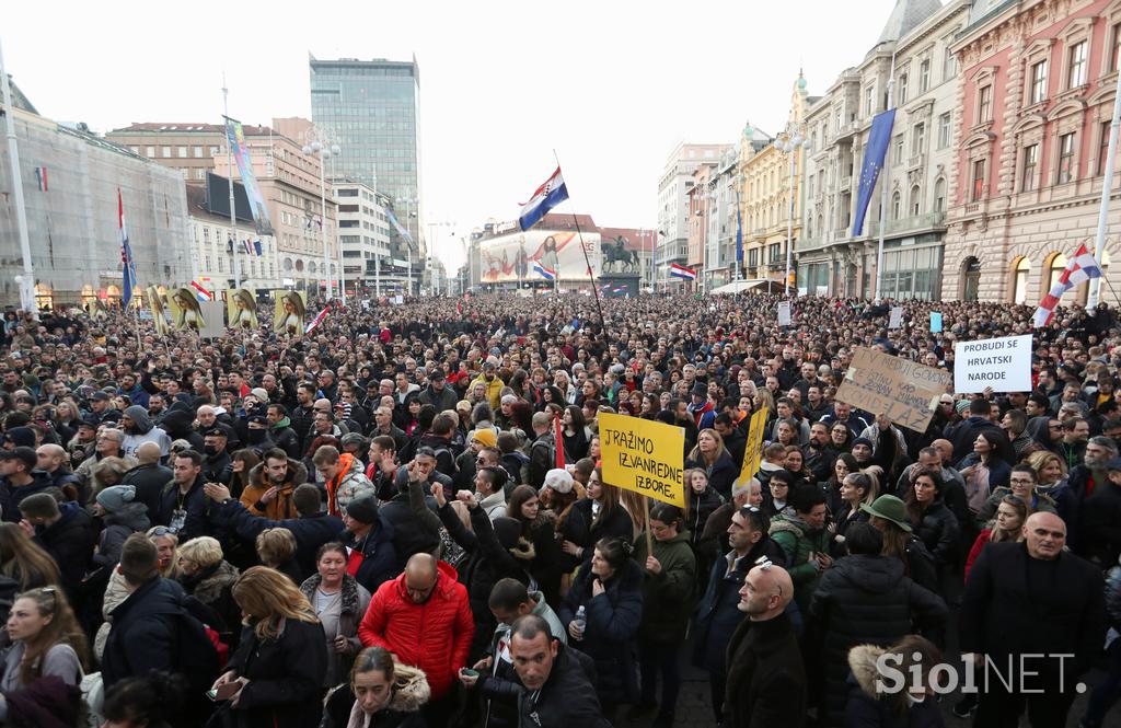 Zagreb protesti