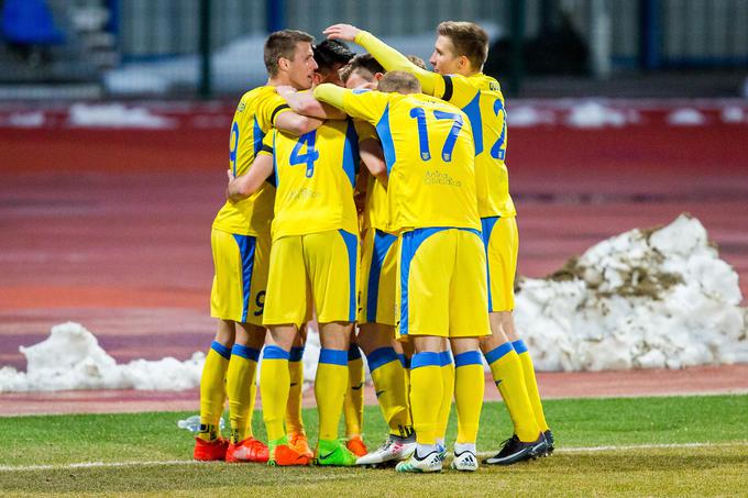 Domžalčani so dobili že sedem tekem zapored. Tako so konec jeseni premagali tudi Olimpijo. | Foto: Žiga Zupan/Sportida