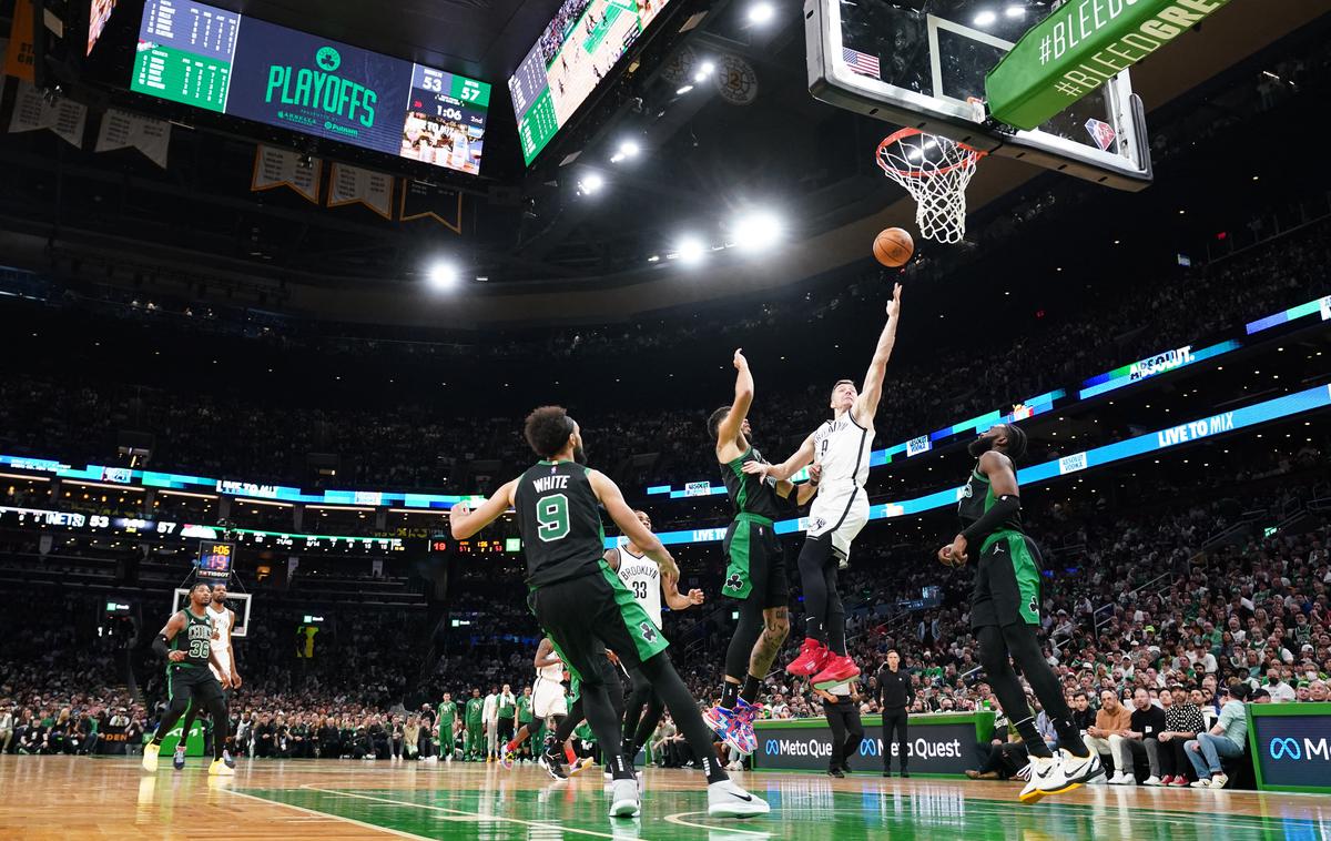 Boston Brooklyn Dragić | Goran Dragić je začel na klopi, a bil na koncu tretji strelec Brooklyna. | Foto Reuters