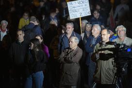 Protest kolesarjev 1. oktober 2021.