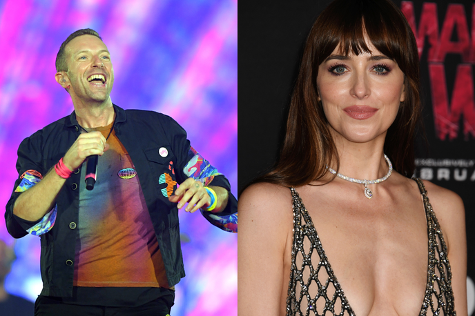 Chris Martin in Dakota Johnson | Chris Martin in Dakota Johnson sta par od leta 2017. | Foto Guliverimage