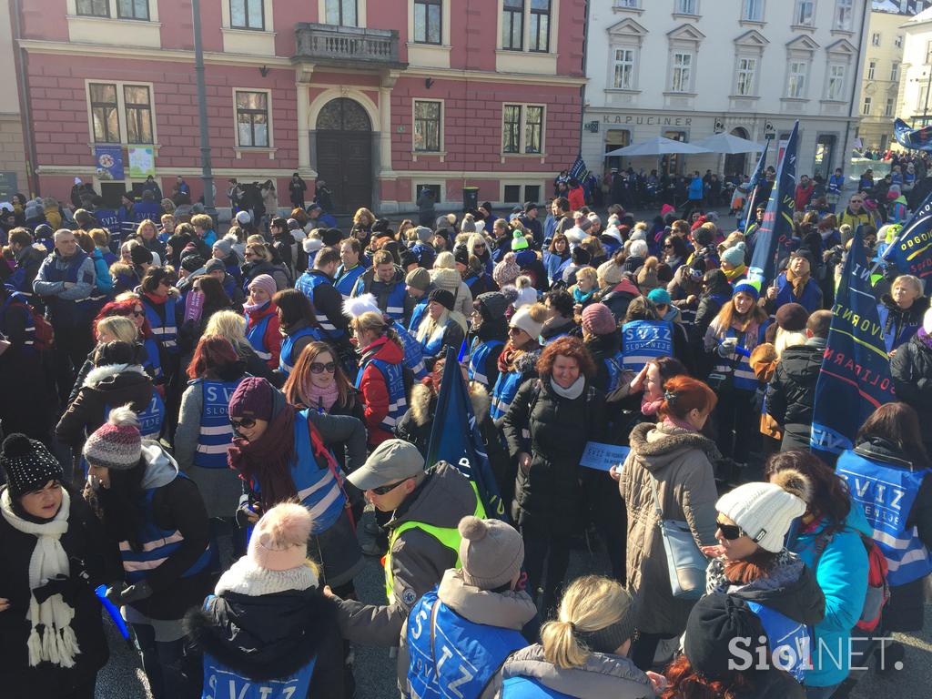 Protest Sviza v Ljubljani