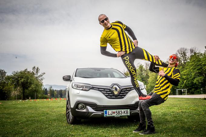 Filip Kržišnik ter Blaž Slanič in Wings for Life: "Če se bo kdo pridružil zaradi naju, bova še toliko bolj zadovoljna." | Foto: Vid Ponikvar