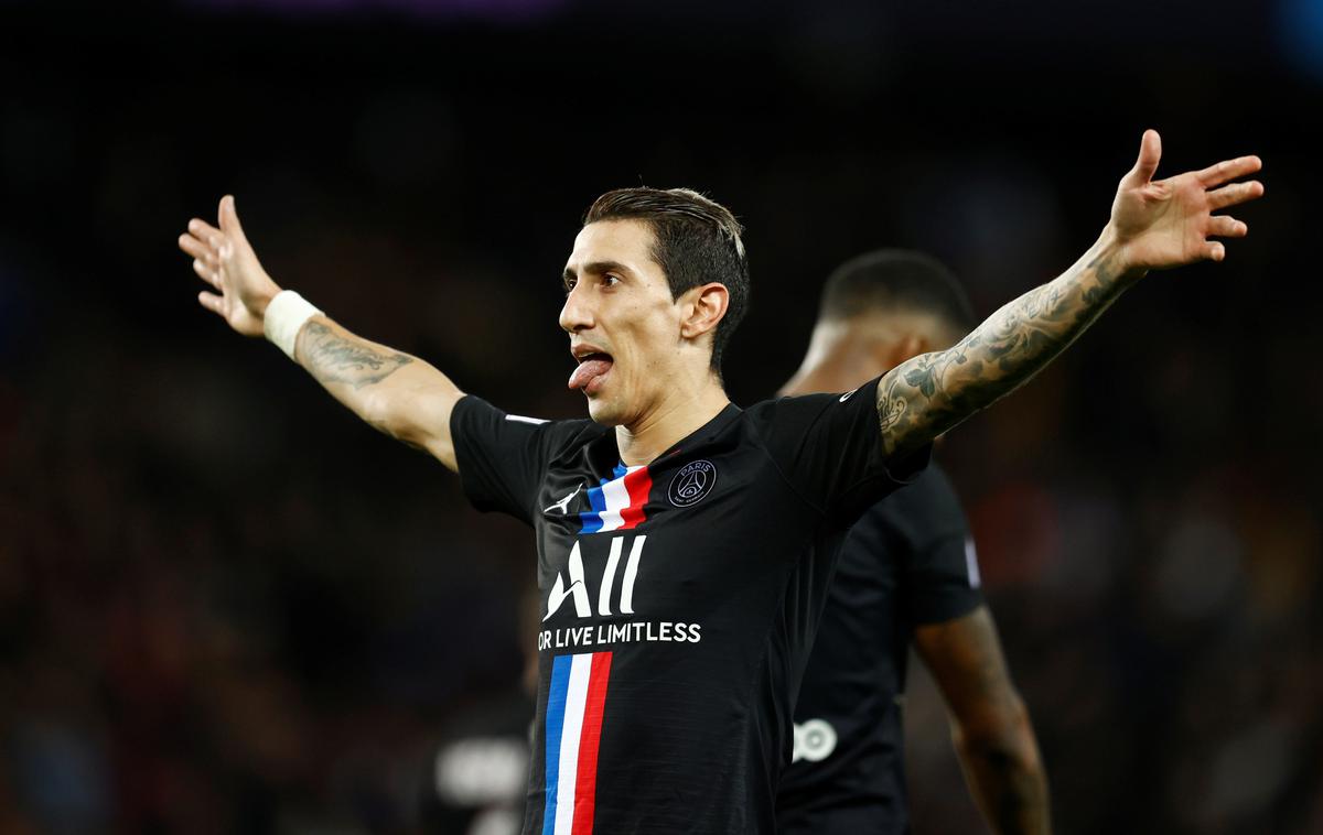 Angel Di Maria | Med okuženimi pri PSG je tudi argentinski zvezdnik Angel Di Maria. | Foto Reuters