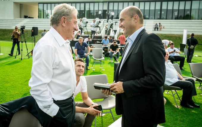 Predsednik Marinšek se v prihodnji sezoni ne bo več srečeval z Olimpijo in stanovskim kolegom Milanom Mandarićem. | Foto: Vid Ponikvar