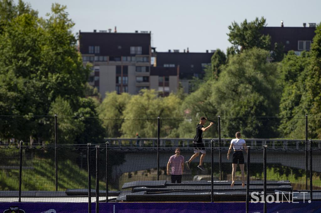 Trampolin na Ljubljanici