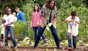 Michelle Obama se boji, da bo Melania Trump uničila njen vrt #foto